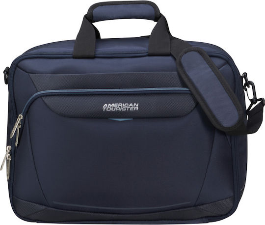 American Tourister Σακ Βουαγιάζ Navy Μπλε Υφασμάτινο Μ30xΠ20xΥ30εκ.