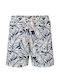 Ecoalf Men's Swimwear Shorts White Floral