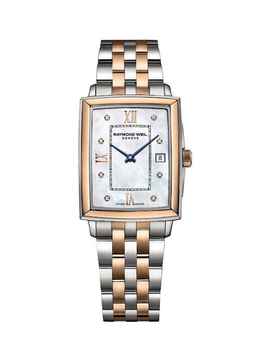 Raymond Weil Watch with Gold Metal Bracelet