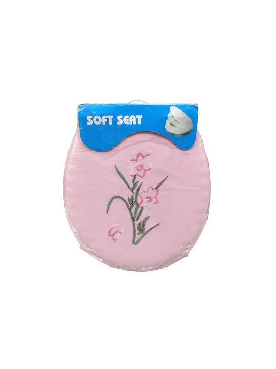 Plastic Toilet Seat Pink 43cm