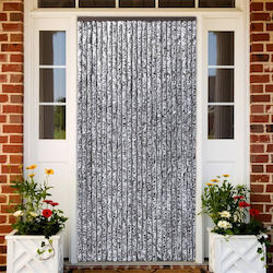 vidaXL Fabric Door Curtain Brown 100x200cm 377373