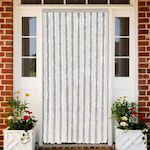 vidaXL Fabric Door Curtain Gray 56x200cm 377312
