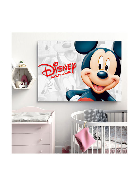 Παιδικός Πίνακας Mickey σε Καμβά 65x95εκ.