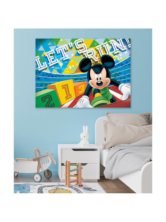 Παιδικός Πίνακας Mickey σε Καμβά 65x95εκ.