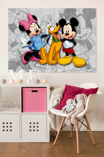 Kids Canvas Wall Painting Mickey & Friends 30x40cm