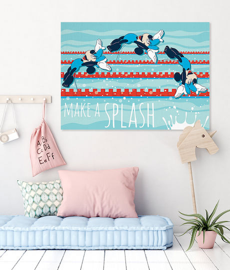 Kids Canvas Wall Painting Minnie 45x65cm
