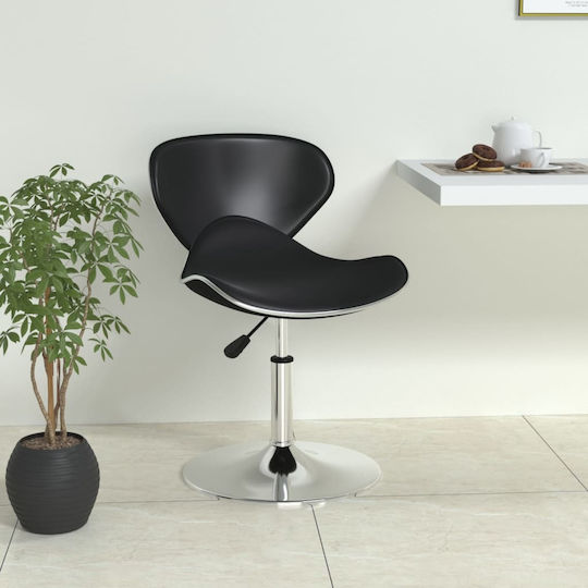 Scaune Bar cu Înălțime Reglabilă Negru 45.5x45x61-76buc