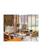Atmosphera Silas Black Ceiling Light with E27 Socket