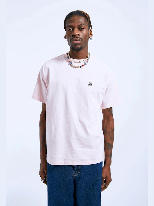 Dr Denim Ανδρικό T-shirt Κοντομάνικο Soft Pink