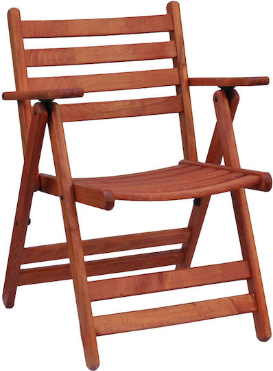 Gartenstühle Hölzernes Orange 58x67x86cm