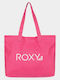 Roxy Υφασμάτινη Τσάντα για Ψώνια σε Ροζ χρώμα