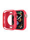 Silicone Case in Red color for Apple Watch 4/5/6/SE (44mm)