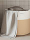 vidaXL Storage Basket Fabric Beige 40x40x35cm 1pcs