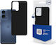 3MK Moto Back Cover Silicon 1.2mm Negru (Motorola Moto G24 Power)