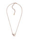 Emporio Armani Sentimental Necklace from Pink Gold Plated Steel