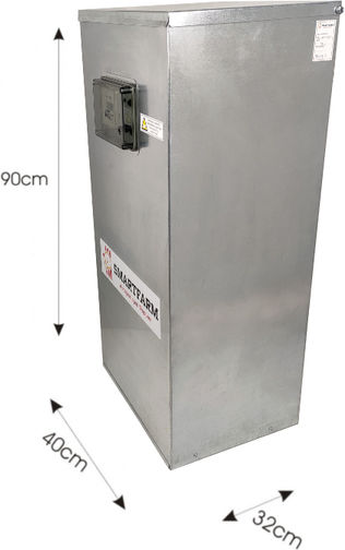 Automatic Feeder for Chickens and Poultry with Capacity 85lt 40x32x80cm.