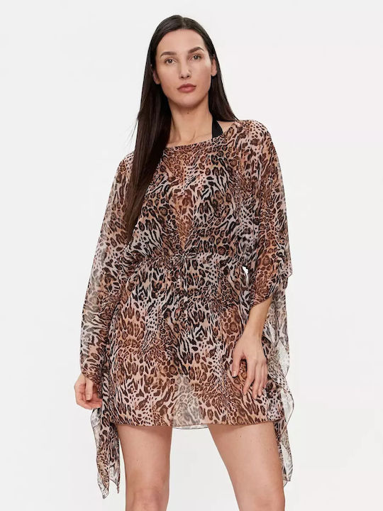 Guess Feminin Lung Rochie de Plajă Maro