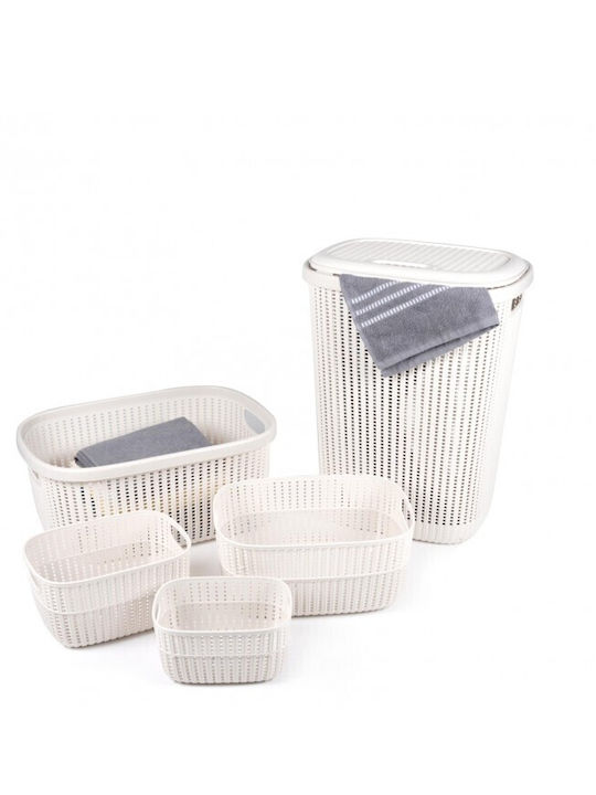 Alpina Set of Plastic Laundry Baskets