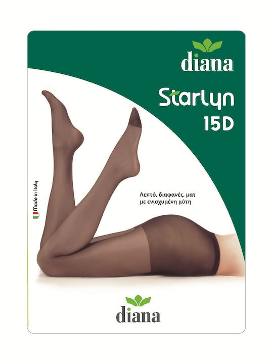 Diana Transparent Ciorapi dama 15 Den Off Black