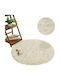 Strado Carpets Rug Round Shaggy Beige