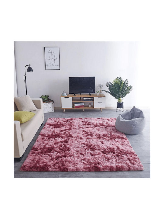 Strado Carpets Covor Rectangular Shaggy Roșu