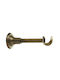 Zogometal Curtain rail base Wall made of Metal Bronze 1pcs