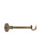 Zogometal Curtain rail base Wall made of Metal Bronze 1pcs
