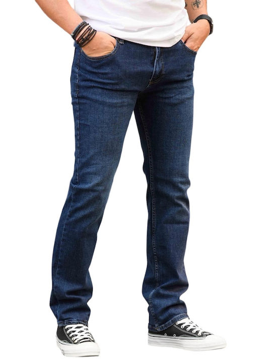 Life Style Butiken Herren Jeanshose in Loose Fit DARK BLUE