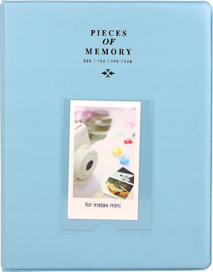 Large Album 128 Photos Instax Mini 7 8 9 11 Light Blue