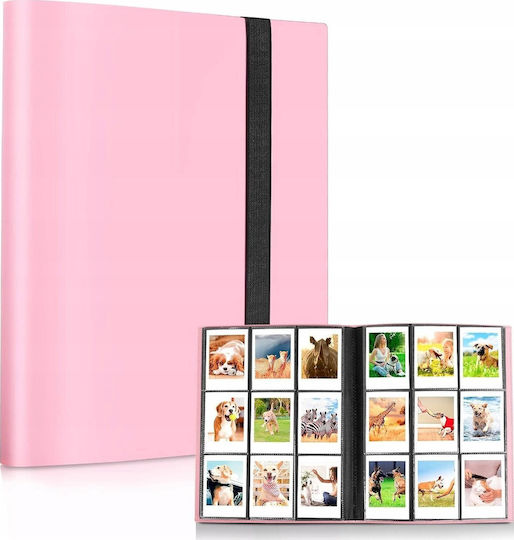 Loveinstant Албум на снимки 360 Zdjęć До Fujifilm Instax Mini Xiaomi Polaroid Canon Hp Kodak Różowy