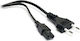 Cord Euro / IEC C7 - Euro / IEC C7 Kabel 0.1m Schwarz (G&BL-004000)