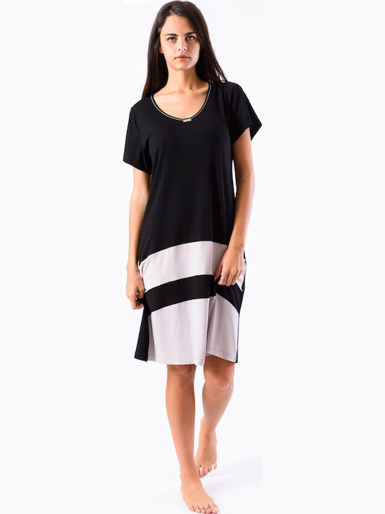 Zen Summer Women's Nightdress Black