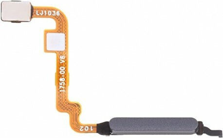 Flex Cable with Fingerprint in Silver color for Redmi Note 10
