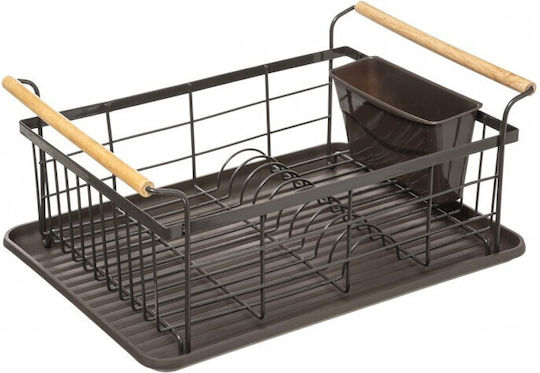 5Five Scurgător De Chiuvetă Inox Negru 43x32x43cm