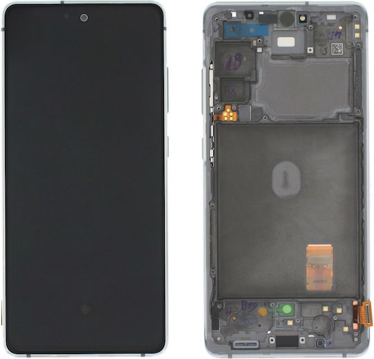 Samsung Οθόνη mit Touch-Mechanismus für SAMSUNG Galaxy S20 FE (Weiß)
