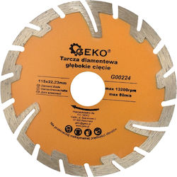 Geko G00224 Cutting Disc Construction Materials 1pcs