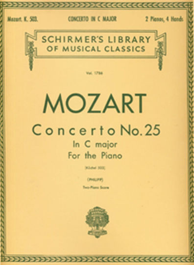 W.a Mozart Concerto No 13 In C Major Kv 415 Εκδόσεις Schirmer