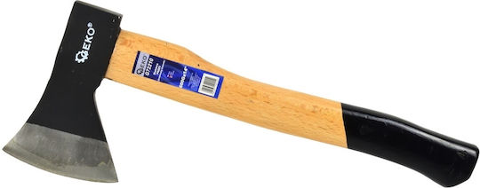 Geko G72210 Τσεκούρι Μήκους 39cm και Βάρους 600gr με Ξύλινη Λαβή