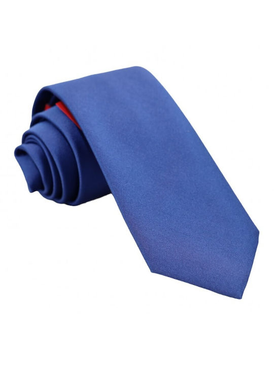 Silk Tie Blue Raf Satin 7.5 cm