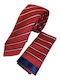 Raniami Men's Tie Printed in Red Color