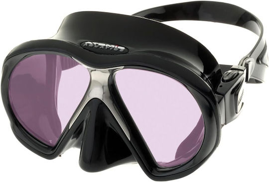 Atomic Aquatics Taucherbrille aus Silikon Schwarz
