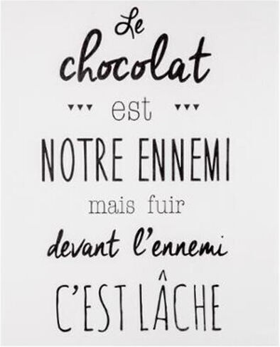 Autocolant Decorativ De Perete Chokolat 1 Buc 30x40 Cm Atmosphera