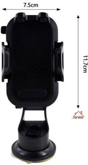 ForHome Car Mobile Mount with Adjustable Hooks Black