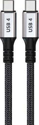 TB Print Braided Thunderbolt 4 Cable 100W Μαύρο 2m (AKTBXIACCTB200B) TB Print Braided Thunderbolt 4 Cable 100W Μαύρο 2m (AKTBXIACCTB200B)