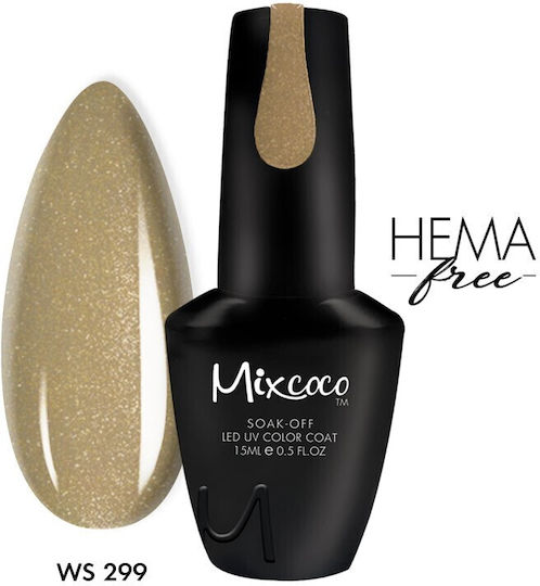 Mixcoco Semi-Permanent Nail Polish 299 15ml 1pcs