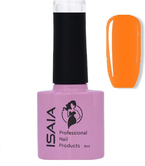 Isaia Professional Gel Polish Neon Orange N 127 8ml Isaia Professional Nail Products