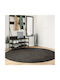 vidaXL Istan Rug Round Charcoal