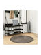 vidaXL Istan Rug Round Grey