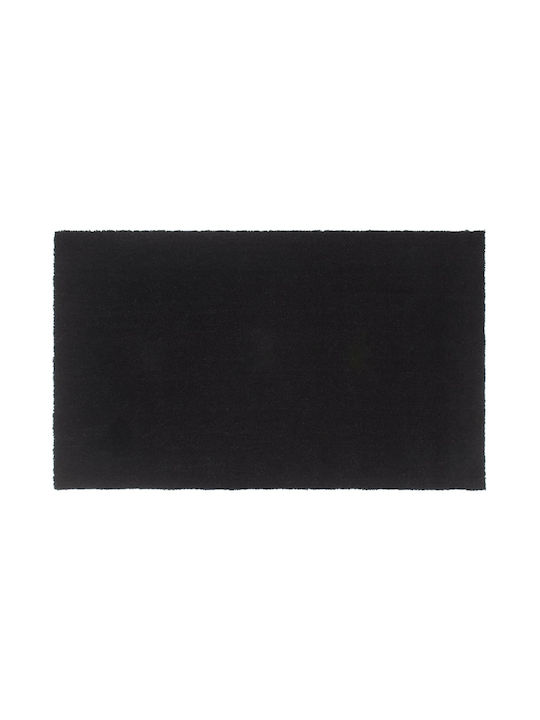 vidaXL Entrance Mat made of Coir with Anti-slip Backing Black 90x150cm