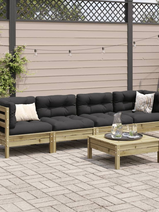 vidaXL Garten- und Outdoor-Möbelsets 5 Stück An...